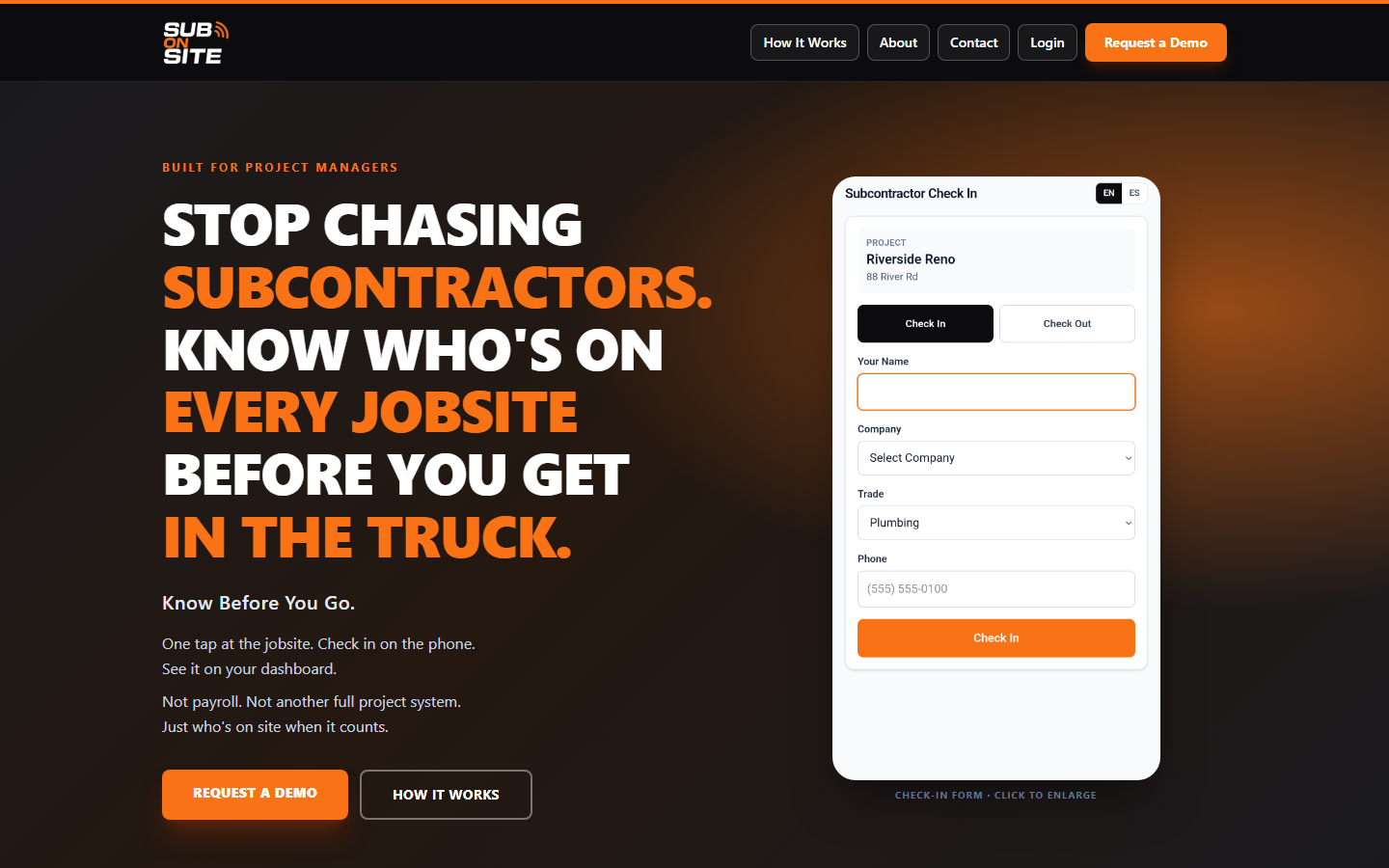 SubOnSite product preview